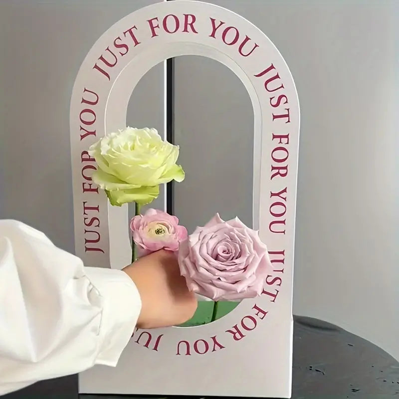 alwaysdwell™🌸Perfect decoration for wedding festivals-DIY paper box flower belt-handbag