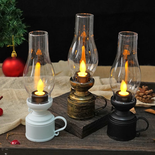 alwaysdwellTM - ✨🕯️LED Vintage Kerosene Lamp Electronic Swing Candle