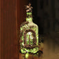 alwaysdwellTM - Altered Art Bottle - Mystical forest stories