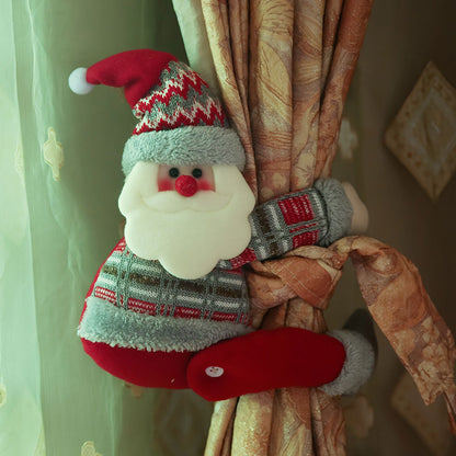 Christmas Decor Cartoon Doll Curtain Buckle