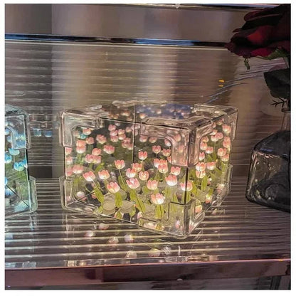 alwaysdwell™Craft Your Own Floral Glow-DIY Flower Lamp Kit(Tutorial included)