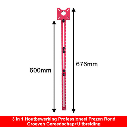 alwaysdwellTM - 3 in 1 Woodworking Professional Milling Round Grooving Tool