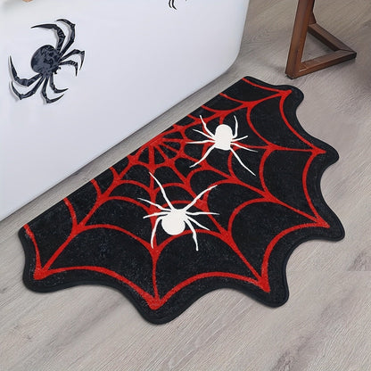 🎃Early Halloween Sale👻Halloween Spider Web Rug