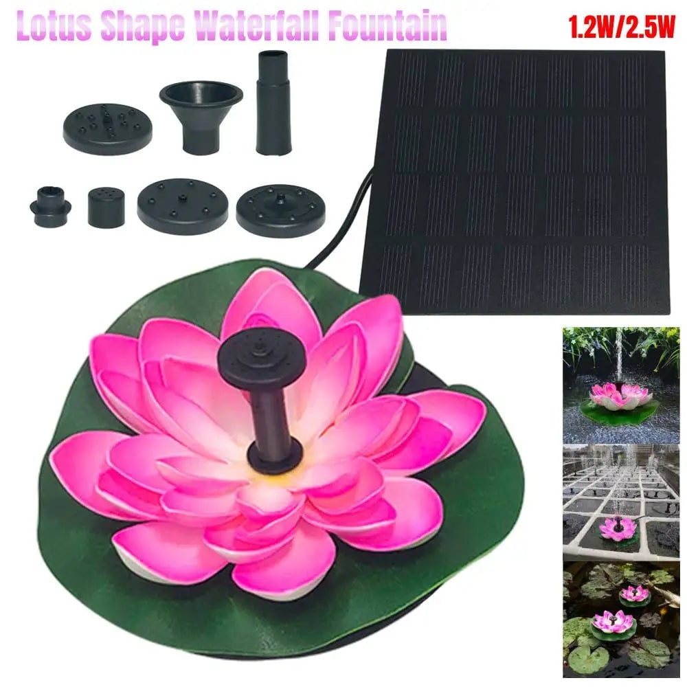 🔥BUY 2 GET 10% OFF🔥Lotus Shaped Solar Fountain Pond Decorative