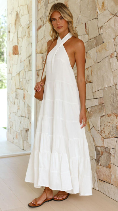 💥Moniqua Maxi Dress - White