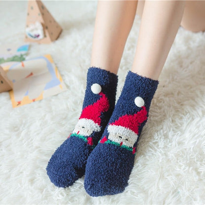 🎄Christmas Sale- 49% OFF🎁Cute Christmas Style Thickened Warm Socks