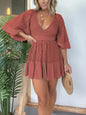 alwaysdwellTM - Women's Lace Crochet Dress Built-in Shorts