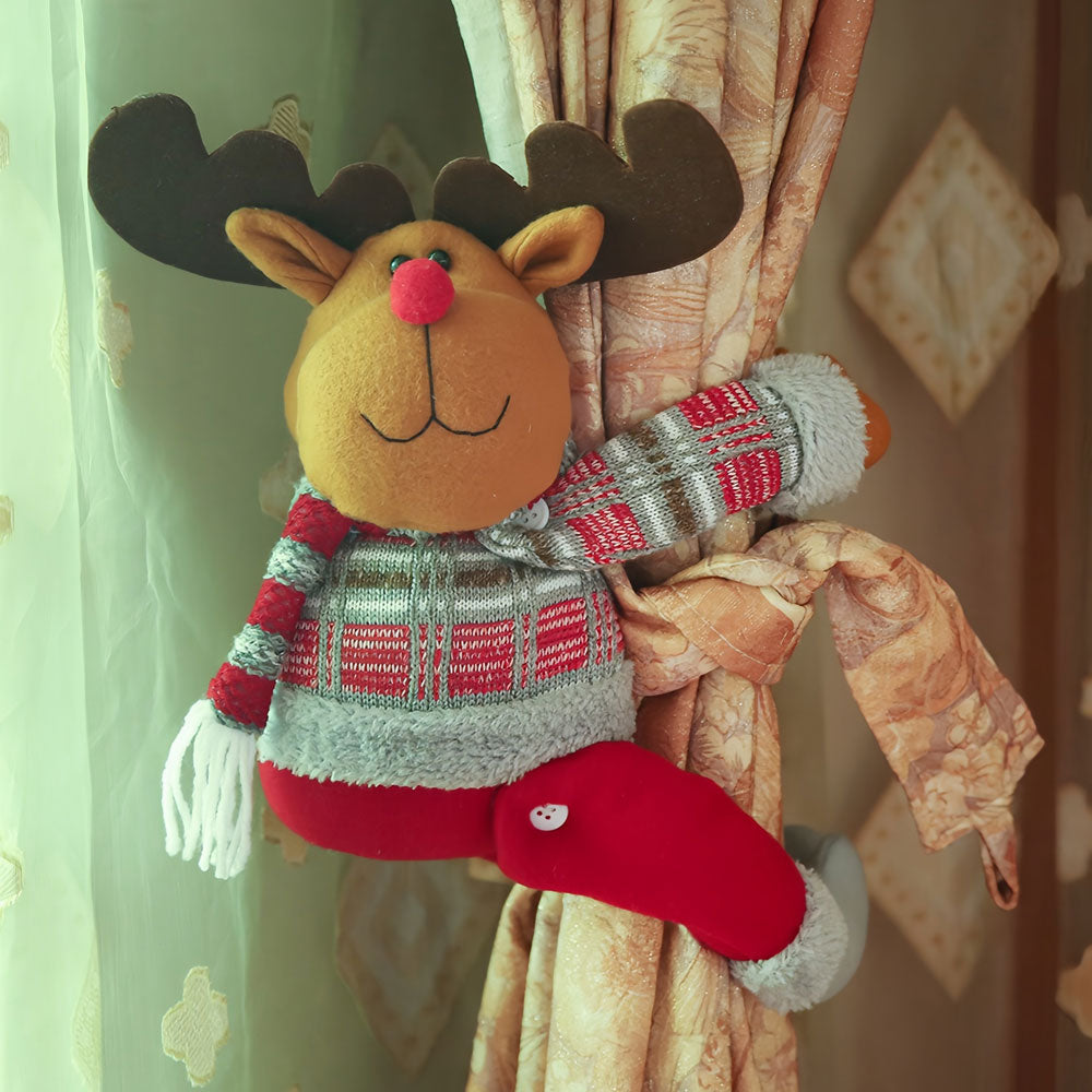 Christmas Decor Cartoon Doll Curtain Buckle