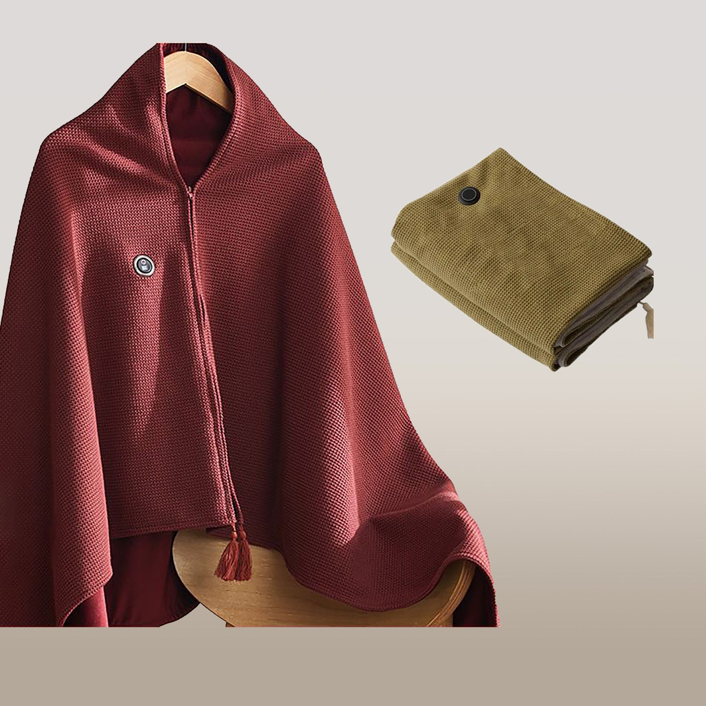 AlwaysdwellTM - Portable Heated Shawl (Buy 2 Free Shipping)
