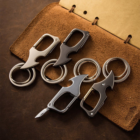 alwaysdwellTM - š„49% OFFš„Multifunctional pendant bottle opener metal double ring key chain