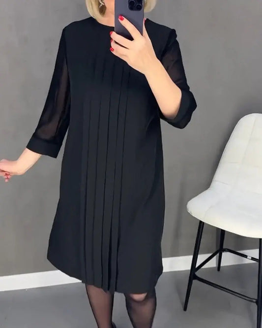 alwaysdwell™ - New Straight Medium Sleeve Dress