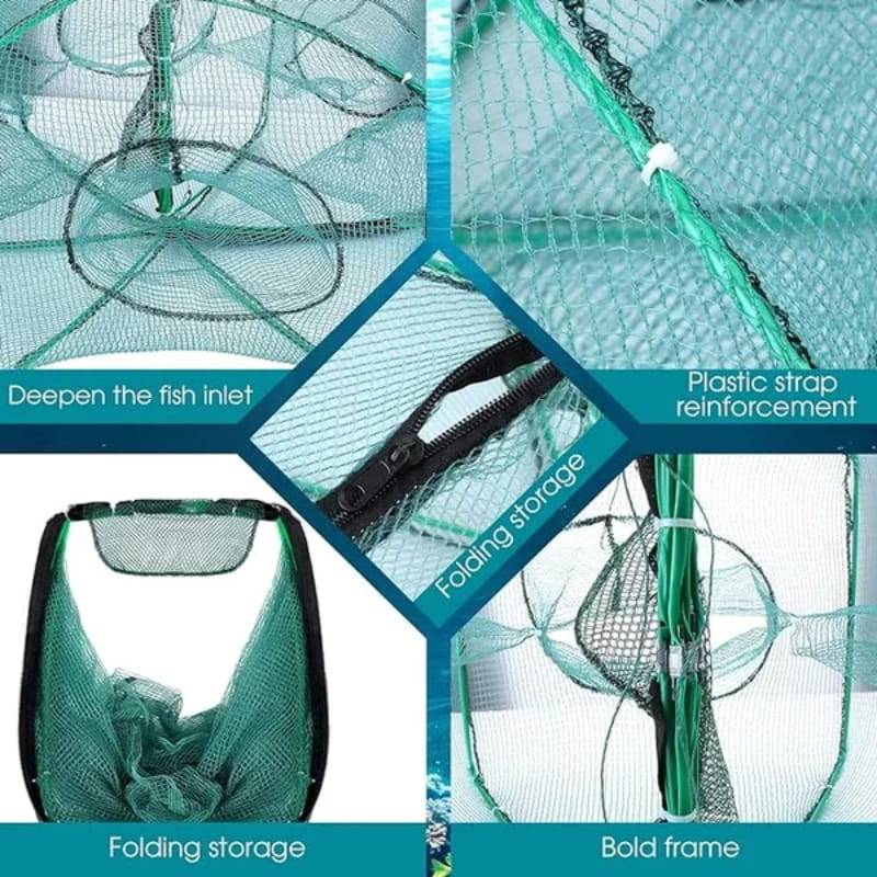 alwaysdwellTM - Auto-Foldable Strengthened Fishing Trap Net