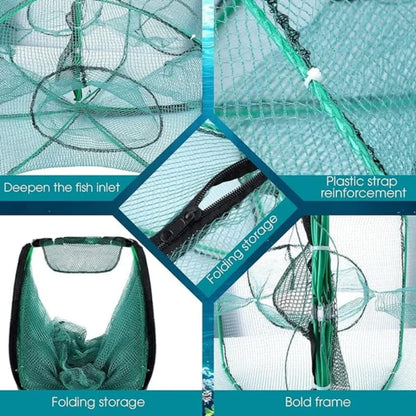 alwaysdwellTM - Auto-Foldable Strengthened Fishing Trap Net