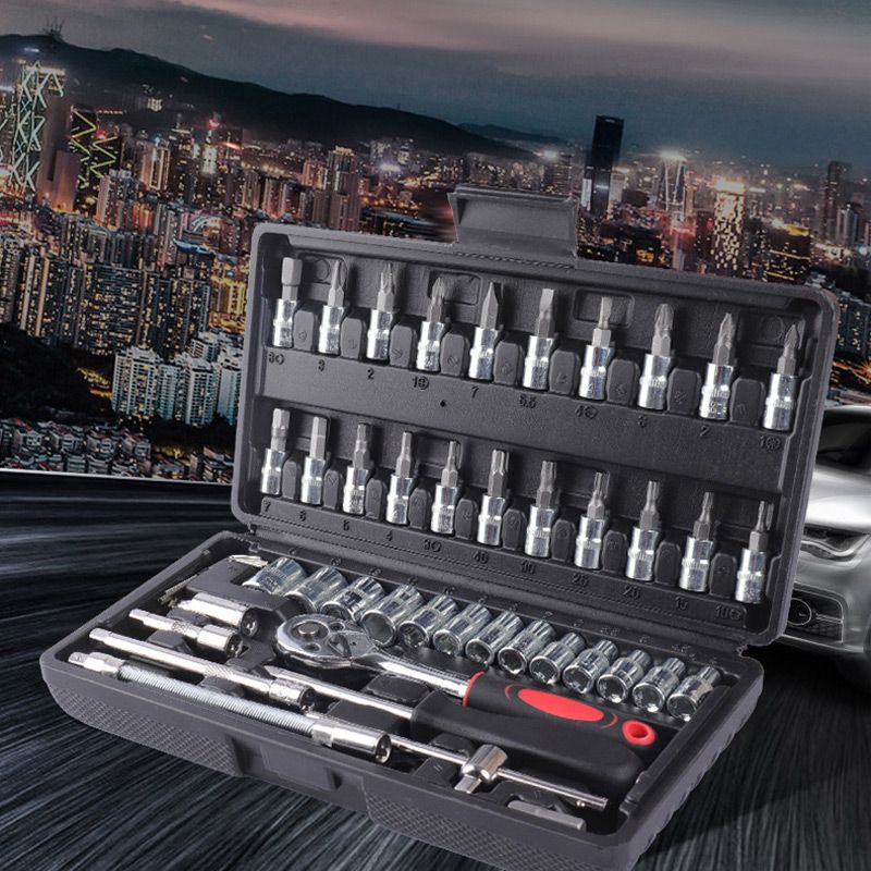 46pcs Fast Ratchet Sleeve Wrench Kit(50% OFF)