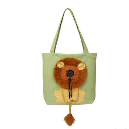 AlwaysdwellTM - Pet Canvas Shoulder Carrying Bag