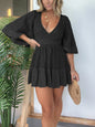 alwaysdwellTM - Women's Lace Crochet Dress Built-in Shorts