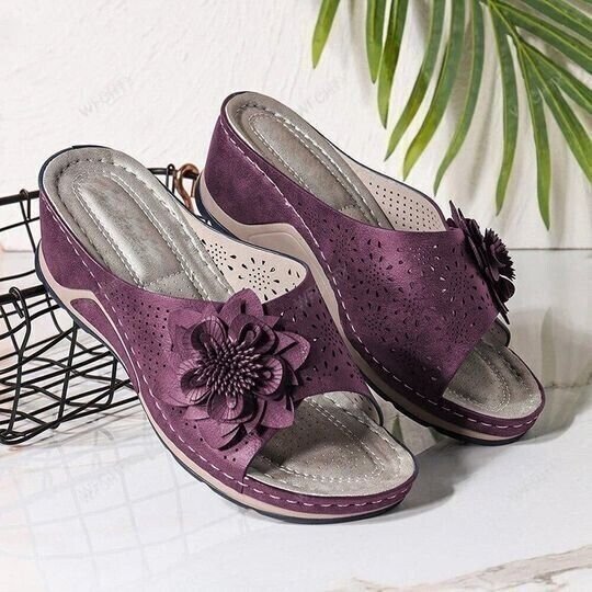 alwaysdwellTM - Leather Soft Footbed Orthopedic Arch Support Sandals