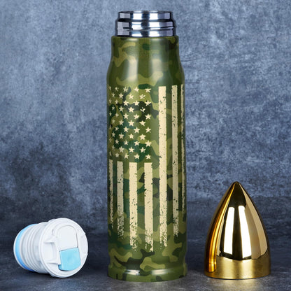 Gifts for Men Dad Him-3DUV Bullet Thermos Cup