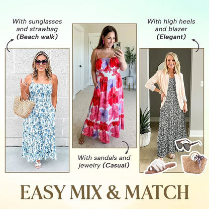 alwaysdwellTM - 💃Huge Sale 55% OFF🔥Floral Cami Maxi Dress