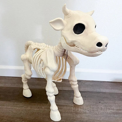 🔥 Cow & Horse Skeleton Halloween Decorative Prop