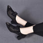 alwaysdwellTM - New style hollow buckle solid color large size sandals