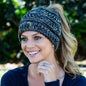 alwaysdwellTM - 🎁Winter Soft Knit Ponytail Bun Beanie Hat
