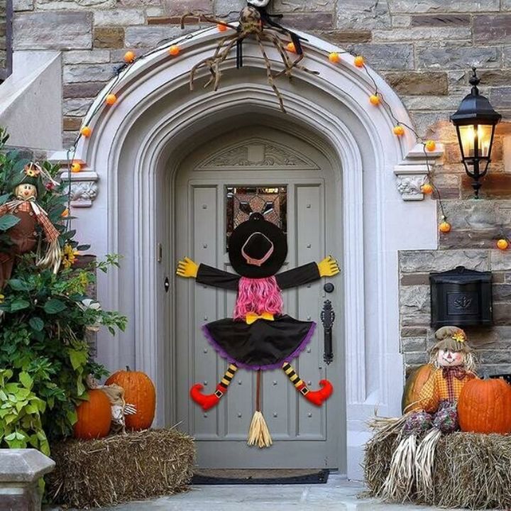 🎃Large Crashing Witch Halloween Decorations🧙‍♀