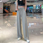 alwaysdwellTM - Drawstring Ice Silk Wide-Leg Lounge Pants