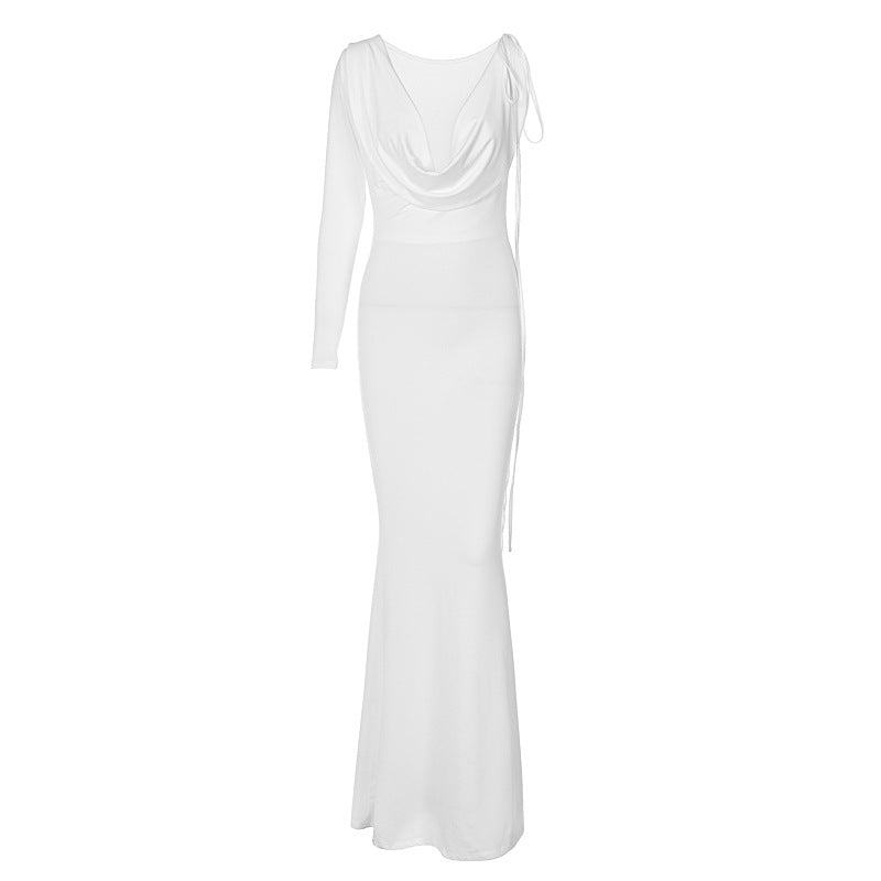 alwaysdwellTM - Women's Sexy Backless Maxi Dress Slim Dress