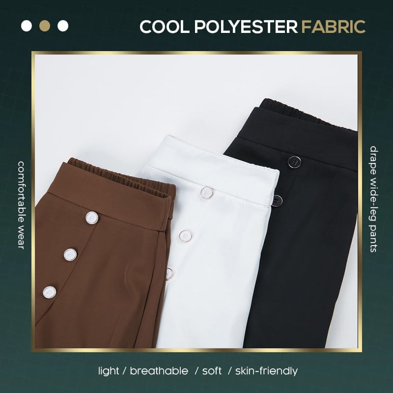 🔥Last day 49% off - New fashion high waist wide leg pants