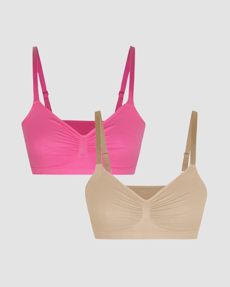 AlwaysdwellTM - Women's Wireless Sculpt Bra Comfort Bralettes No Underwire Unlined Cami Bra