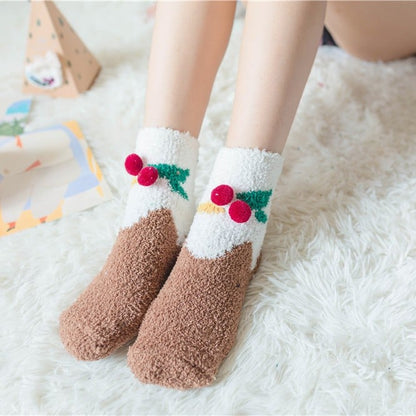 🎄Christmas Sale- 49% OFF🎁Cute Christmas Style Thickened Warm Socks