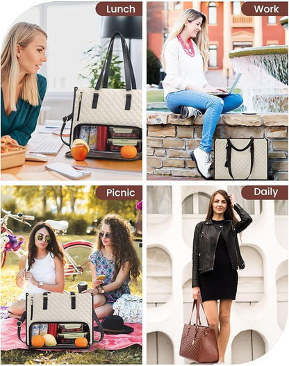 AlwaysdwellTM - 🍱 The Ultimate 2-in-1 Tote Bag – Where Elegance Meets Functionality! 🍽️