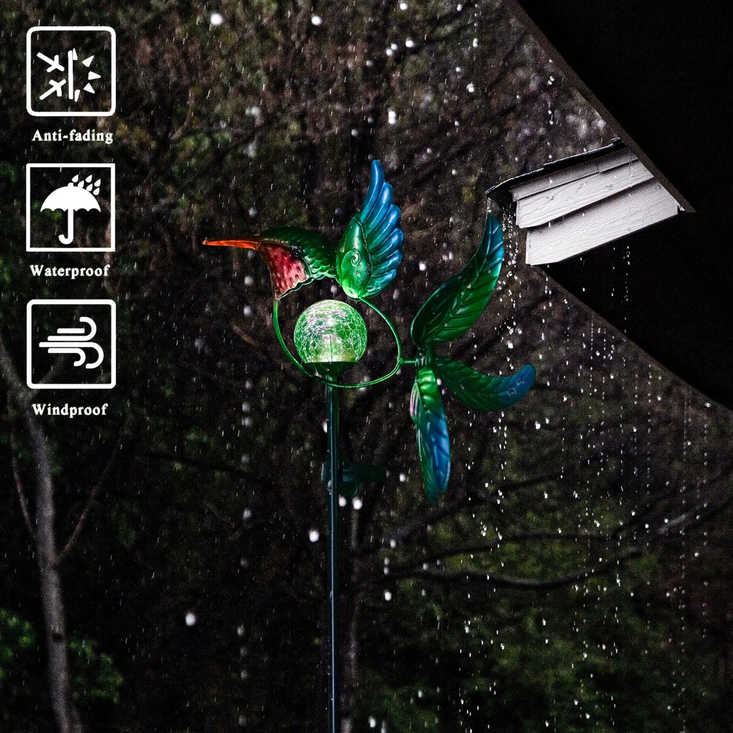 💥New Spring 2024💥Solar Outdoor Decorative Wind Spinner-49% OFF🔥