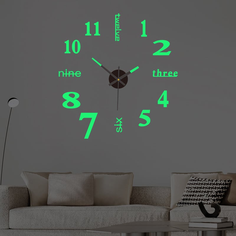 🔥Last Day Promotion 49% OFF⏰3D Wall Decal Decorative Clock