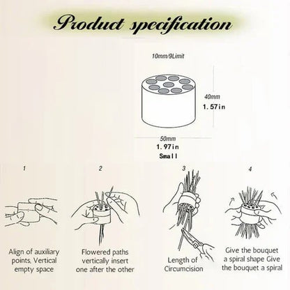 alwaysdwellTM - 🎁Spiral Ikebana Stem Holder💐