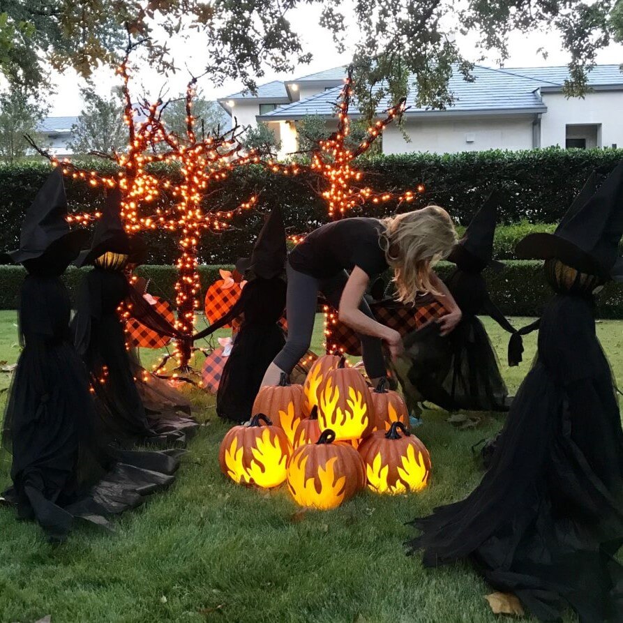 alwaysdwellTM - 🔥60% OFF🔥 Lighted Halloween Witch Decoration🧙