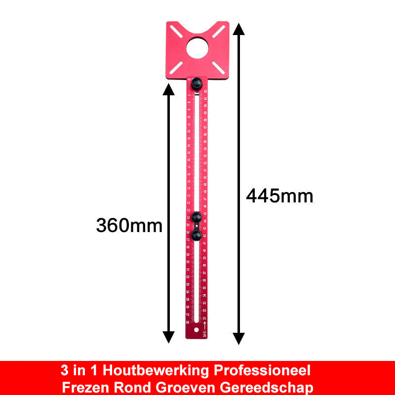 alwaysdwellTM - 3 in 1 Woodworking Professional Milling Round Grooving Tool