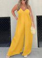 alwaysdwellTM - 🔥V-Neck Effortless Wide Leg Jumpsuit