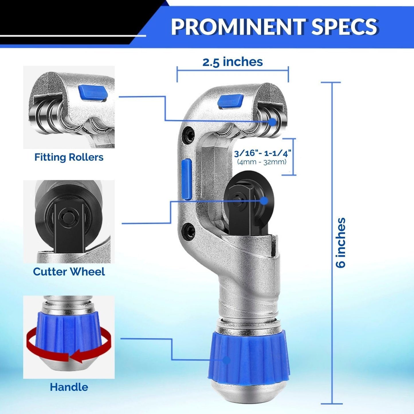 Metallic Tubing Cutter-Your ultimate tool for precise, easy pipe cutting