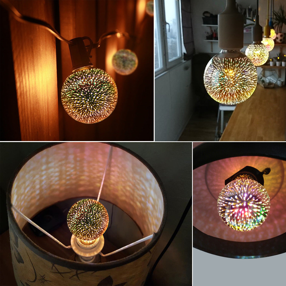 🔥3D Fireworks LED Light Bulb