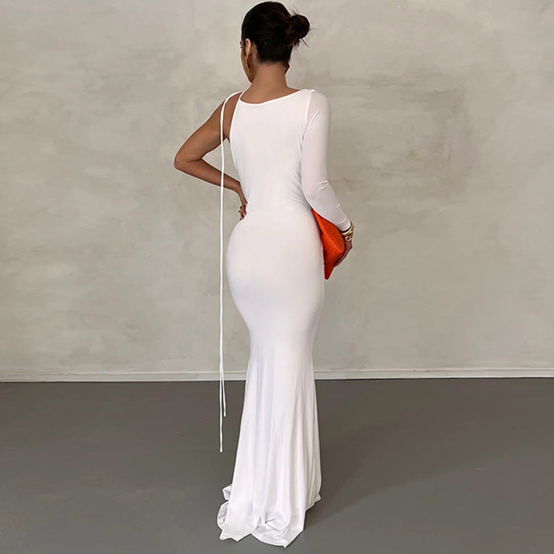 alwaysdwellTM - Women's Sexy Backless Maxi Dress Slim Dress