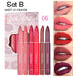 alwaysdwellTM - 12 Color Rotating Sharpenable Matte Lipstick Pencils
