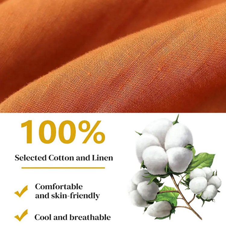 AlwaysdwellTM - 🔥HOT SALE🔥 Japanese Style Linen Cotton Dress(50%OFF)