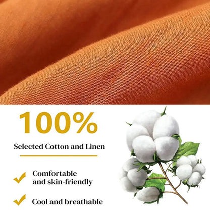 AlwaysdwellTM - 🔥HOT SALE🔥 Japanese Style Linen Cotton Dress(50%OFF)
