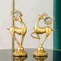 alwaysdwellTM - Handmade Golden Deer Animal Figurine