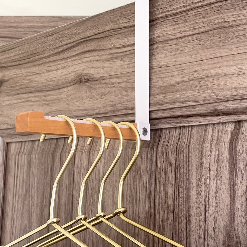 alwaysdwellTM - Foldable Wood Over The Door Hooks