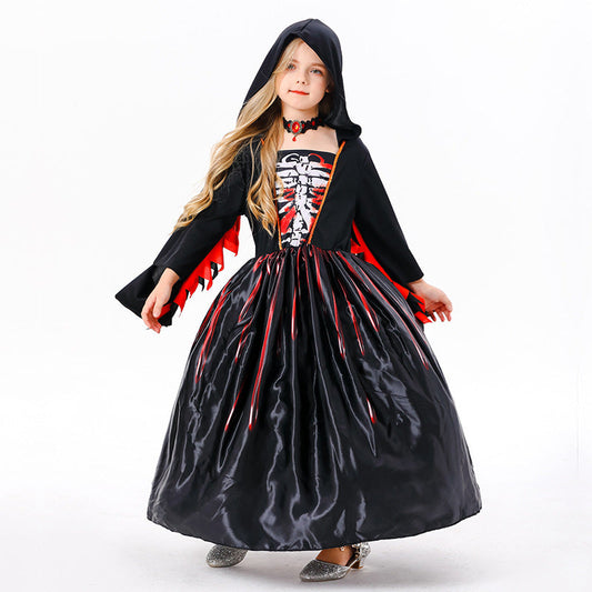 alwaysdwellTM - Halloween children's cos black witch costume