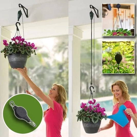 alwaysdwellTM - 🌳Plant Pulley Set For Garden Baskets Pots, Birds Feeder