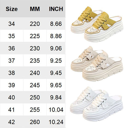 AlwaysdwellTM - Lightweight Thick-sole Hollowed Breathable Shoes for Women